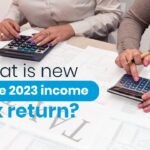 What is new in the 2023 income tax return?