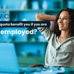 How can the zero quota benefit you if you are self-employed?