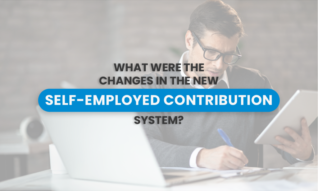 New contribution system for self-employed workers