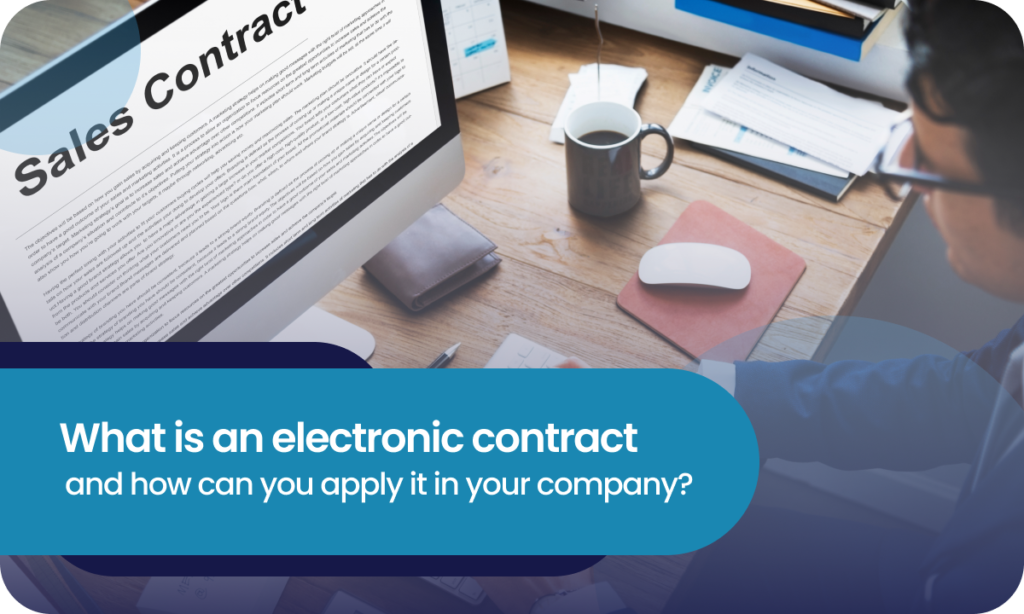 Electronic contract