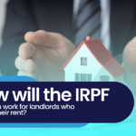 How will the personal income tax reduction work for landlords who reduce their rent? 