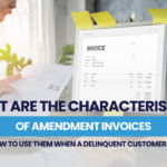 How to use corrective invoices when a delinquent customer finally pays?