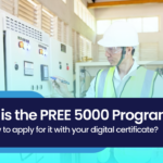 How to apply for the PREE 5000 program with your digital certificate?