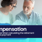 What do you as an employee receive when calculating your retirement severance pay?