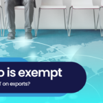 Who is exempt from VAT on exports?