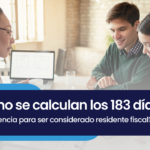 ¿Cómo se calculan los 183 días de residencia para ser considerado residente fiscal?